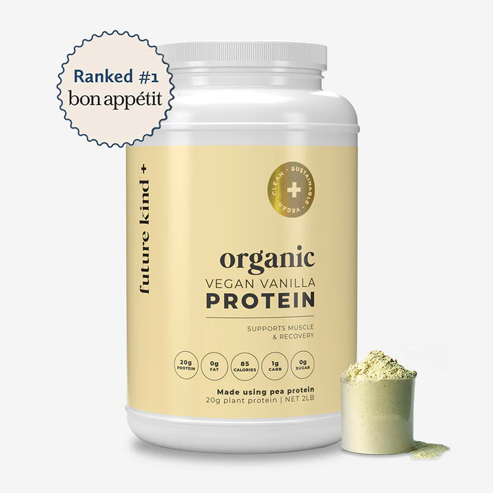 Future Kind+ Organic Vegan Protein Powder - Vanilla Flavored 1 future kind Organic Vegan Protein Powder - Vanilla Flavored