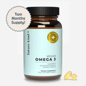 future kind Vegan Omega 3 Supplement - 500mg DHA and EPA Algal Oil