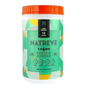 Natreve Vegan Protein Powder Fudge Brownie