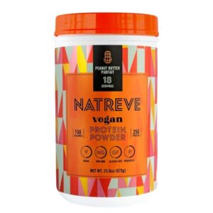 Natreve Vegan Protein Powder Peanut Butter Parfait
