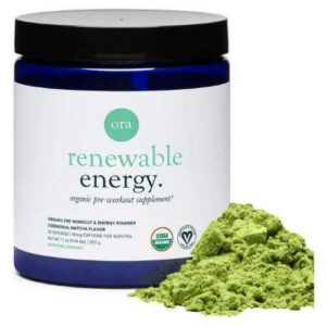 Ora Organic Pre-Workout Powder Ceremonial Matcha