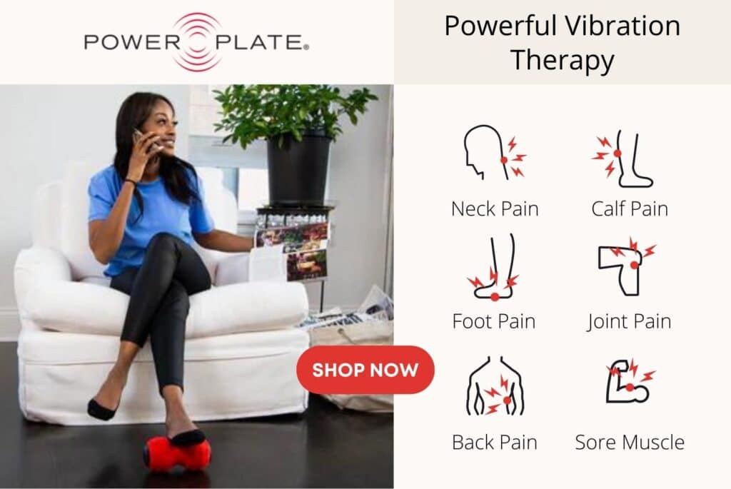 The Power Plate DualSphere give you targeted vibration therapy in those hard to reach places.