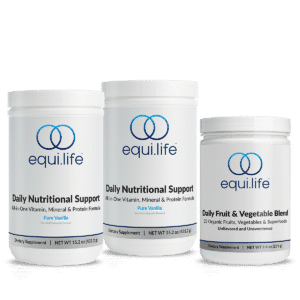 2 Daily Nutritional Support & 1 Fruit & Vegetable Blend, Chocolate / Crisp Apple