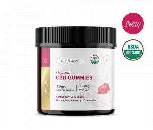 Joy Organics Strawberry Lemonade CBD Gummies 10mg