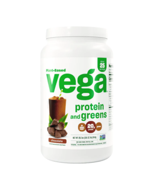 Vega Protein & Greens - Plant-Based Protein Powder Chocolate 25 Serving Tub