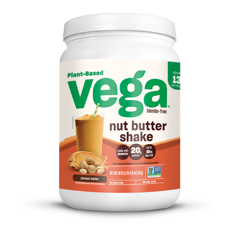 Vega® Nut Butter Shake- Peanut Butter 1 Vega Nut Butter Shake - Peanut Butter