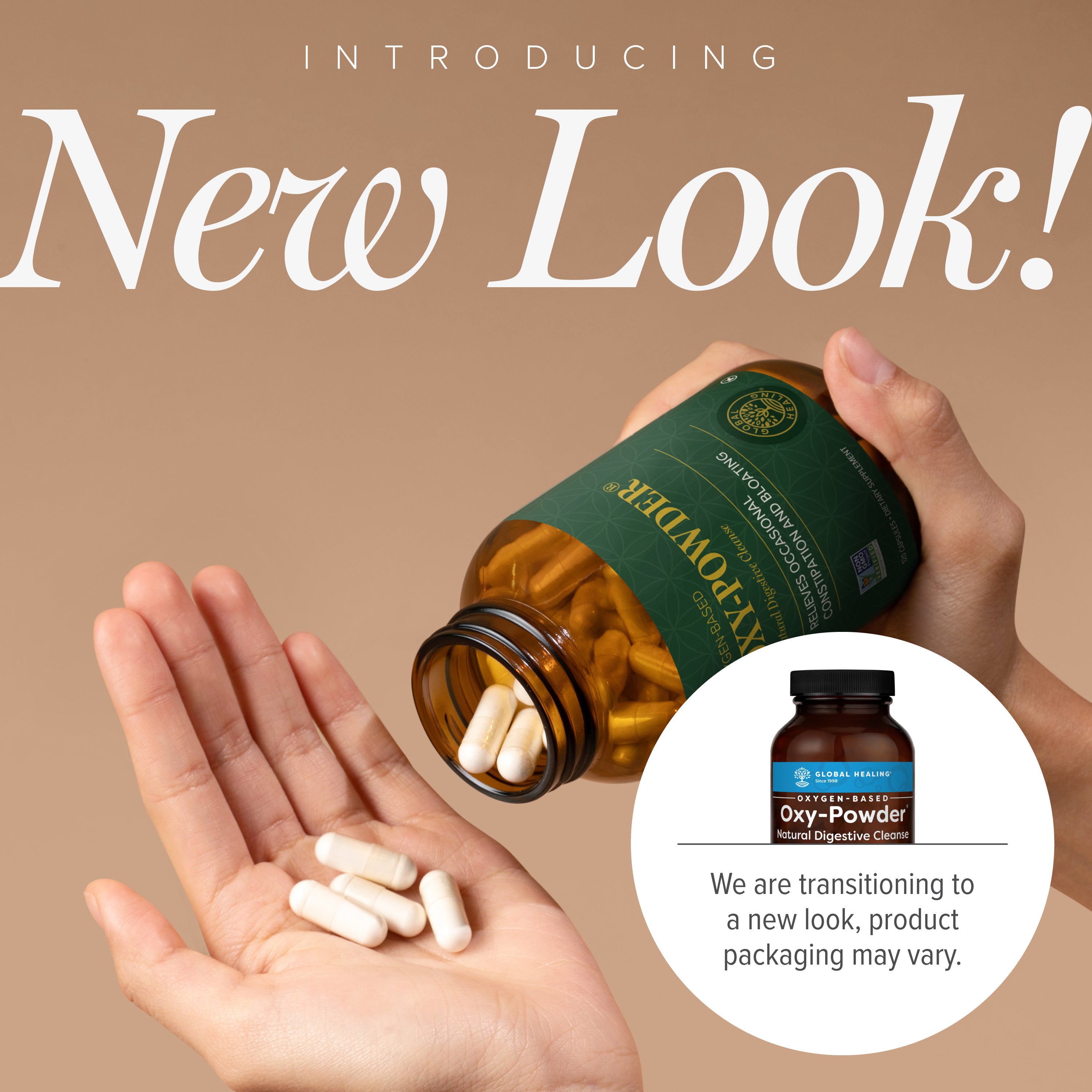 Global Healing Colon Cleanse - Oxy-Powder - Relief from Occasional Constipation - 120 Capsules 2 Colon Cleanse - Oxy-Powder - Relief from Occasional Constipation - 120 Capsules