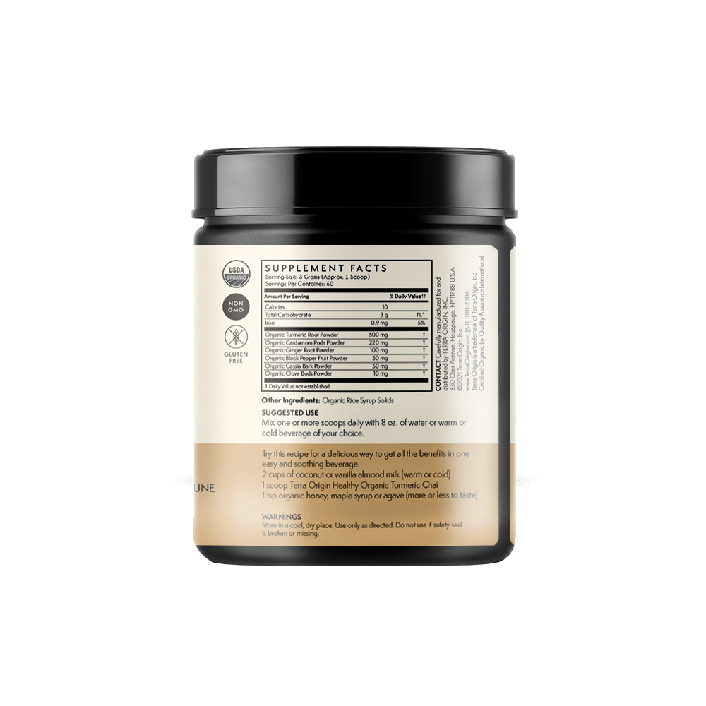 Terra Origin Organic Turmeric Blend 5 Organic Turmeric Blend