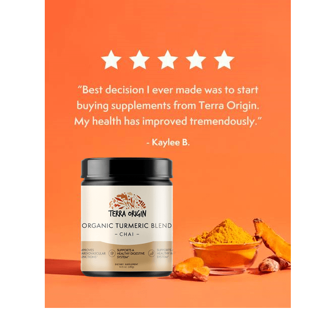 Terra Origin Organic Turmeric Blend 6 Organic Turmeric Blend