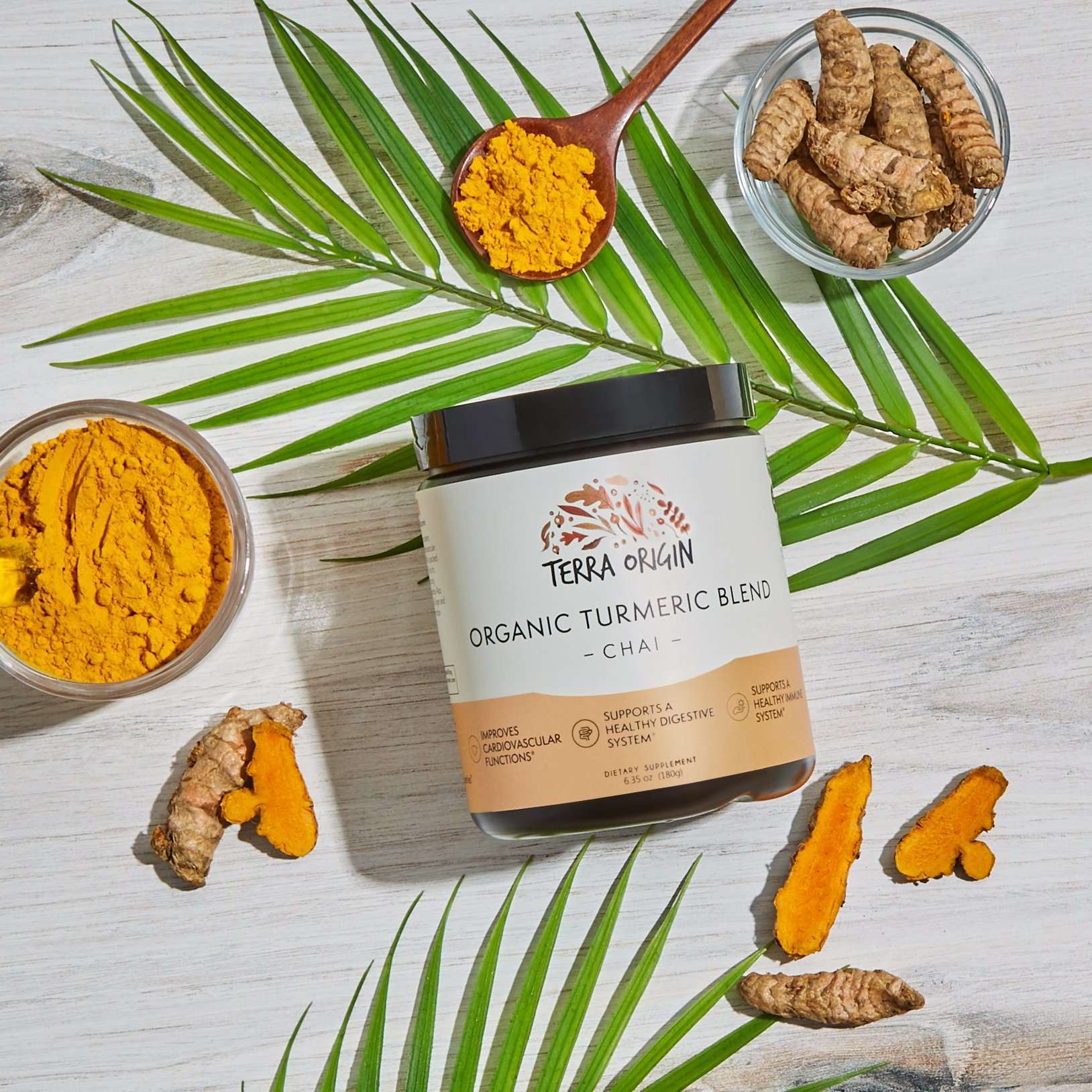 Terra Origin Organic Turmeric Blend 3 Organic Turmeric Blend