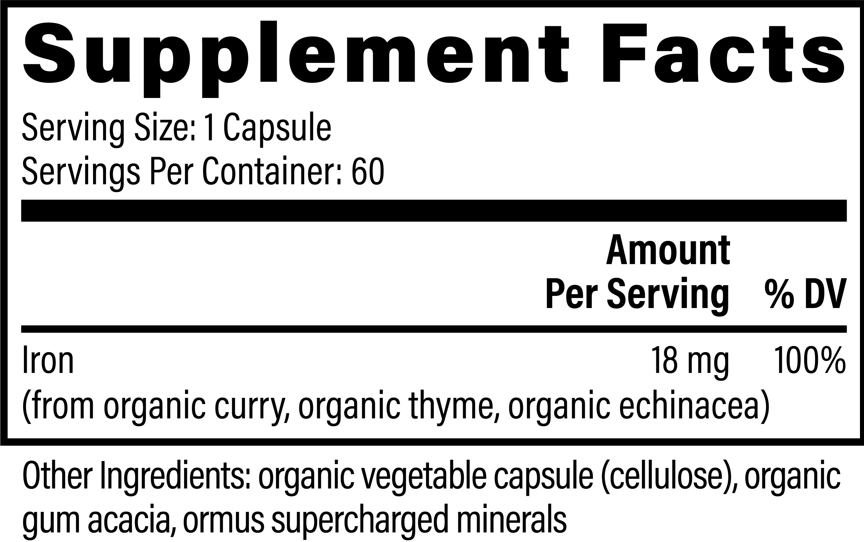 Global Healing Plant-Based Iron Supplement - Natural & Vegan Friendly 3 Plant-Based Iron Supplement - Natural & Vegan Friendly