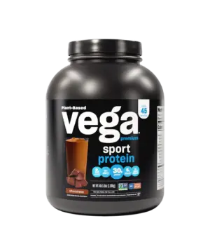 Vega Sport® Premium - Plant-Based Protein Powder - Chocolate 45 Serving Tub