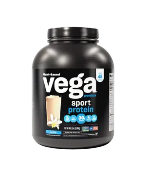 Vega Sport® Premium - Plant-Based Protein Powder - Vanilla 45 Serving Tub