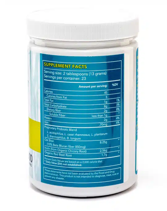 BioImmersion Beta-Glucan Synbiotic 2 BioImmersion Beta-Glucan Synbiotic - ingredients