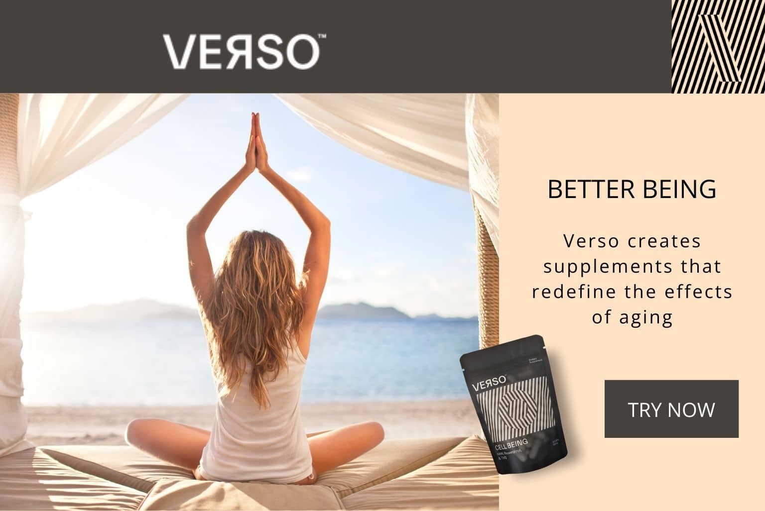 Verso translates scientific breakthroughs into supplements that hold the potential to improve longevity.