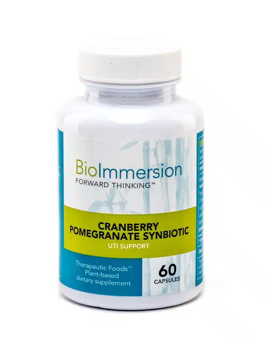 BioImmersion Cranberry Pomegranate Synbiotic — Bladder and Prostrate Health 1 BioImmersion Cranberry Pomegranate Synbiotic — Bladder and Prostrate Health