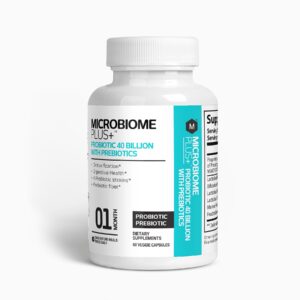 Probiotic 40 Billion CFU Blend with Prebiotics / Microbiome Plus+