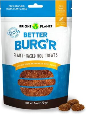 Bright Planet Better Burg'r Plant-Based Dog Treats 6 oz