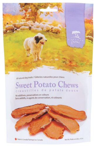 Caledon Farms Sweet Potato Chews Dog Treats 9.3 oz 1 Caledon Farms Sweet Potato Chews Dog Treats 9.3 oz