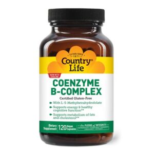 Country Life Coenzyme B-Complex 120 Vegan Capsules