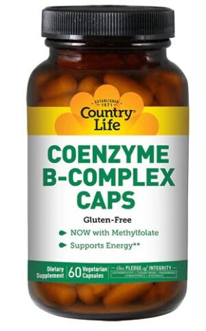 Country Life Coenzyme B-Complex Caps 60 Vegan Capsules