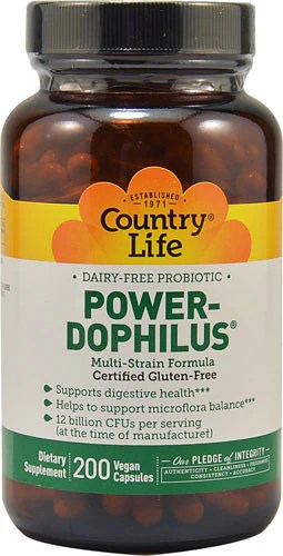 Country Life Power-Dophilus 200 Vegan Capsules