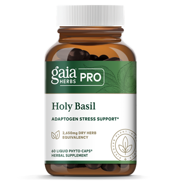 Gaia Herbs Professional - Holy Basil 60 lvcaps 1 Gaia Herbs Professional - Holy Basil 60 lvcaps