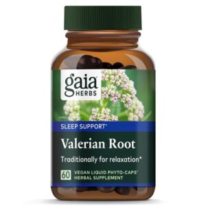 Gaia Herbs Valerian Root 60 Vegan Liquid Phyto-Caps