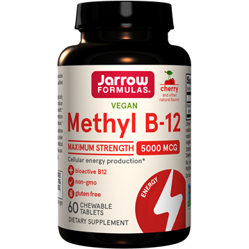 Jarrow Formulas - Methyl B-12 5000 mcg 60 lozenges 1 Jarrow Formulas - Methyl B-12 5000 mcg 60 lozenges