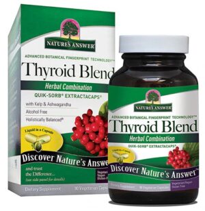 Nature's Answer Thyroid Blend 90 Vegetarian Capsules