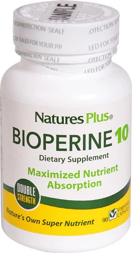 NaturesPlus Bioperine 10 90 Vegetarian Capsules