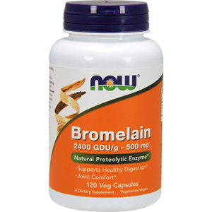 Now - Bromelain 2400 GDU/g 500 mg 120 vcaps