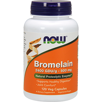 Now - Bromelain 2400 GDU/g 500 mg 120 vcaps 1 Now - Bromelain 2400 GDU/g 500 mg 120 vcaps