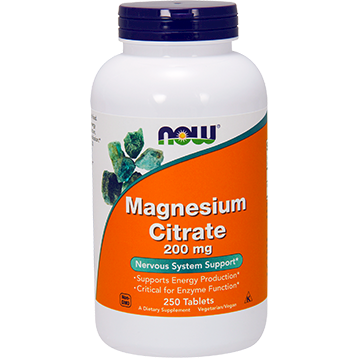 Now - Magnesium Citrate 200 mg 250 tabs 1 Now - Magnesium Citrate 200 mg 250 tabs