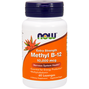 Now - Methyl B-12 10,000 mcg 60 lozenges