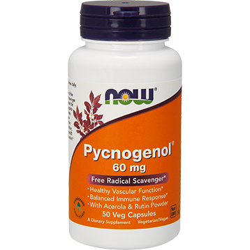 Now - Pycnogenol 60 mg 50 vcaps 1 Now - Pycnogenol 60 mg 50 vcaps