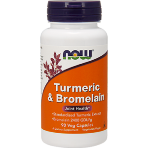 Now - Turmeric & Bromelain 90 vcaps