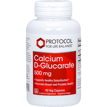 Protocol for Life Balance - Calcium D-Glucarate 500 mg 90 vegcaps 1 Protocol for Life Balance - Calcium D-Glucarate 500 mg 90 vegcaps