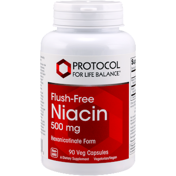 Protocol for Life Balance - Flush-Free Niacin 500 mg 90 vegcap 1 Protocol for Life Balance - Flush-Free Niacin 500 mg 90 vegcap