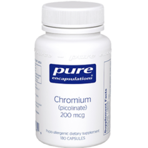Pure Encapsulations - Chromium (picolinate) 200 mcg 180 vcaps