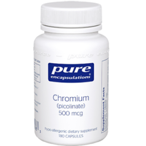 Pure Encapsulations - Chromium (picolinate) 500 mcg 180 vcaps