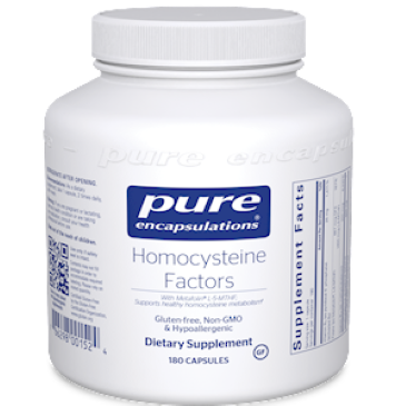Pure Encapsulations - Homocysteine Factors 180 vcaps 1 Pure Encapsulations - Homocysteine Factors 180 vcaps