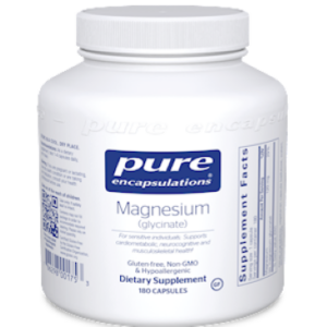 Pure Encapsulations - Magnesium (glycinate) 120 mg 180 vcaps