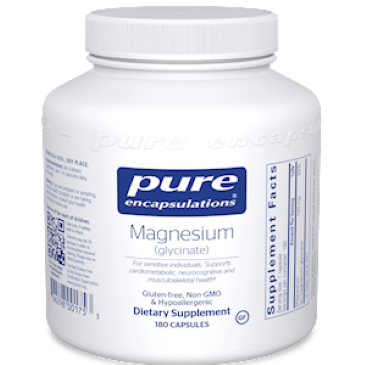 Pure Encapsulations - Magnesium (glycinate) 120 mg 180 vcaps 1 Pure Encapsulations - Magnesium (glycinate) 120 mg 180 vcaps