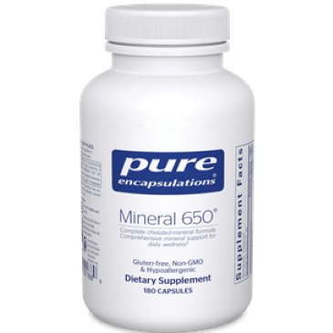 Pure Encapsulations - Mineral 650 180 vcaps 1 Pure Encapsulations - Mineral 650 180 vcaps