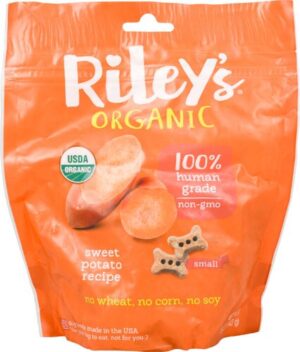 Riley's Organic Small Dog Treats Sweet Potato 5 oz