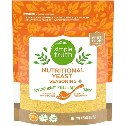 Simple Truth Nutritional Yeast Seasoning 4.5 oz 1 Simple Truth Nutritional Yeast Seasoning 4.5 oz