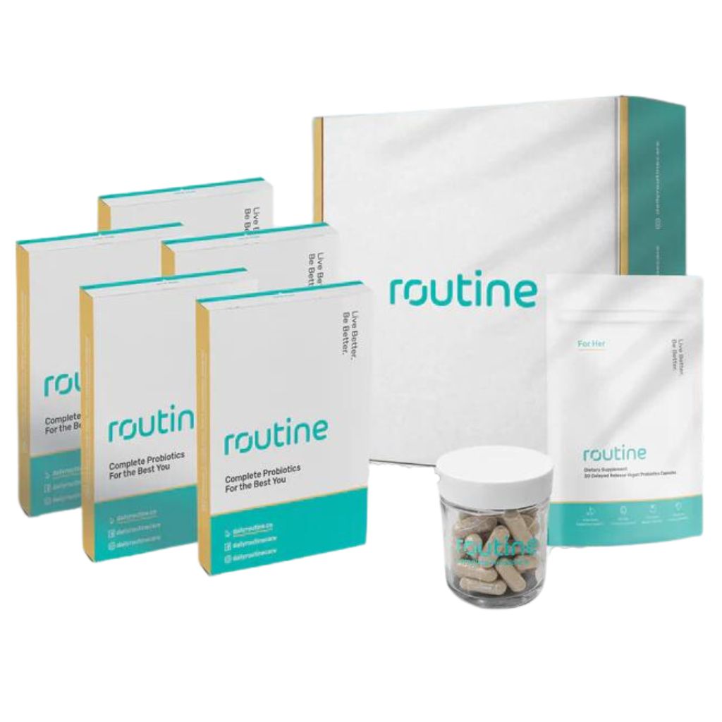 Daily Routine Probiotics for Her - Bundle Saver 6 months 1 Daily Routine 6 month bundle saver