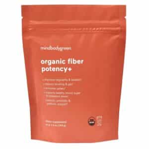 mindbodygreen organic fiber potency+ prebiotic