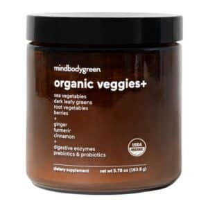 mindbodygreen organic veggies+